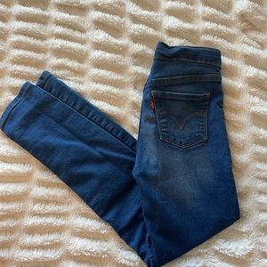 Girls Levi’s jean leggings with adjustable waist size 10.
